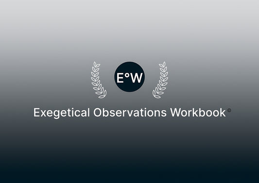 Exegetical Observations Workbook | 1 Corinthians (KJV)