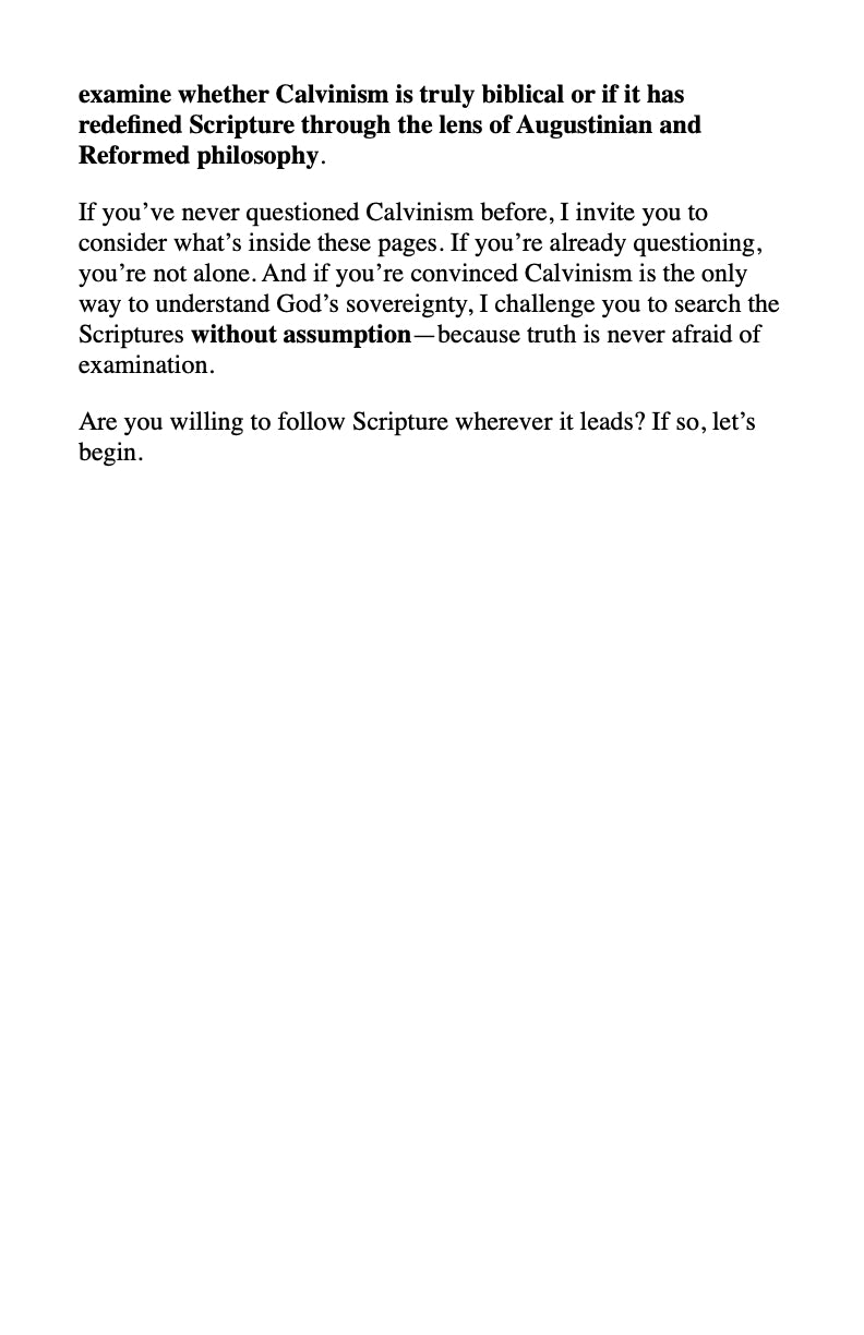 Is Calvinism True?
