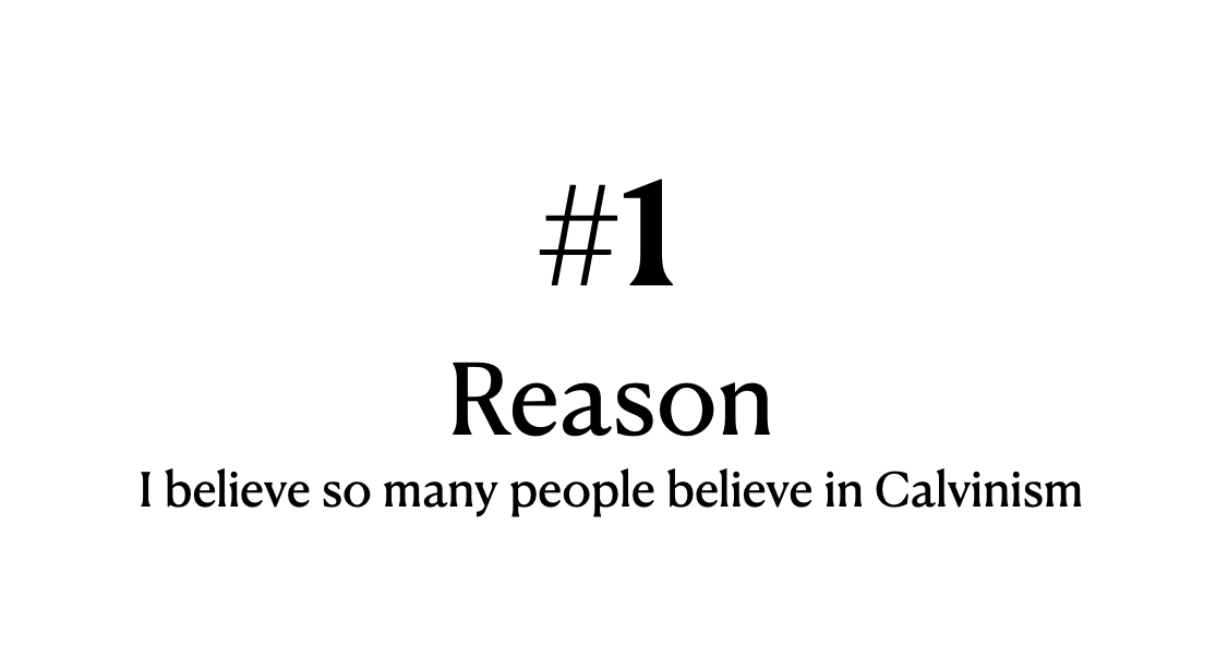 Calvinist No Longer Part 5 Presentation