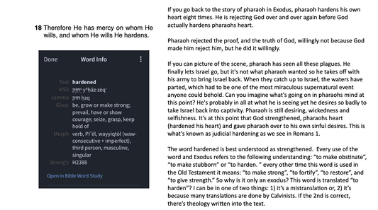 Calvinist No Longer Part 4 Presentation