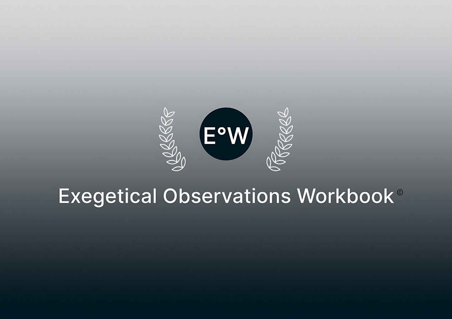 Exegetical Observations Workbook | 1 Thessalonians (KJV)