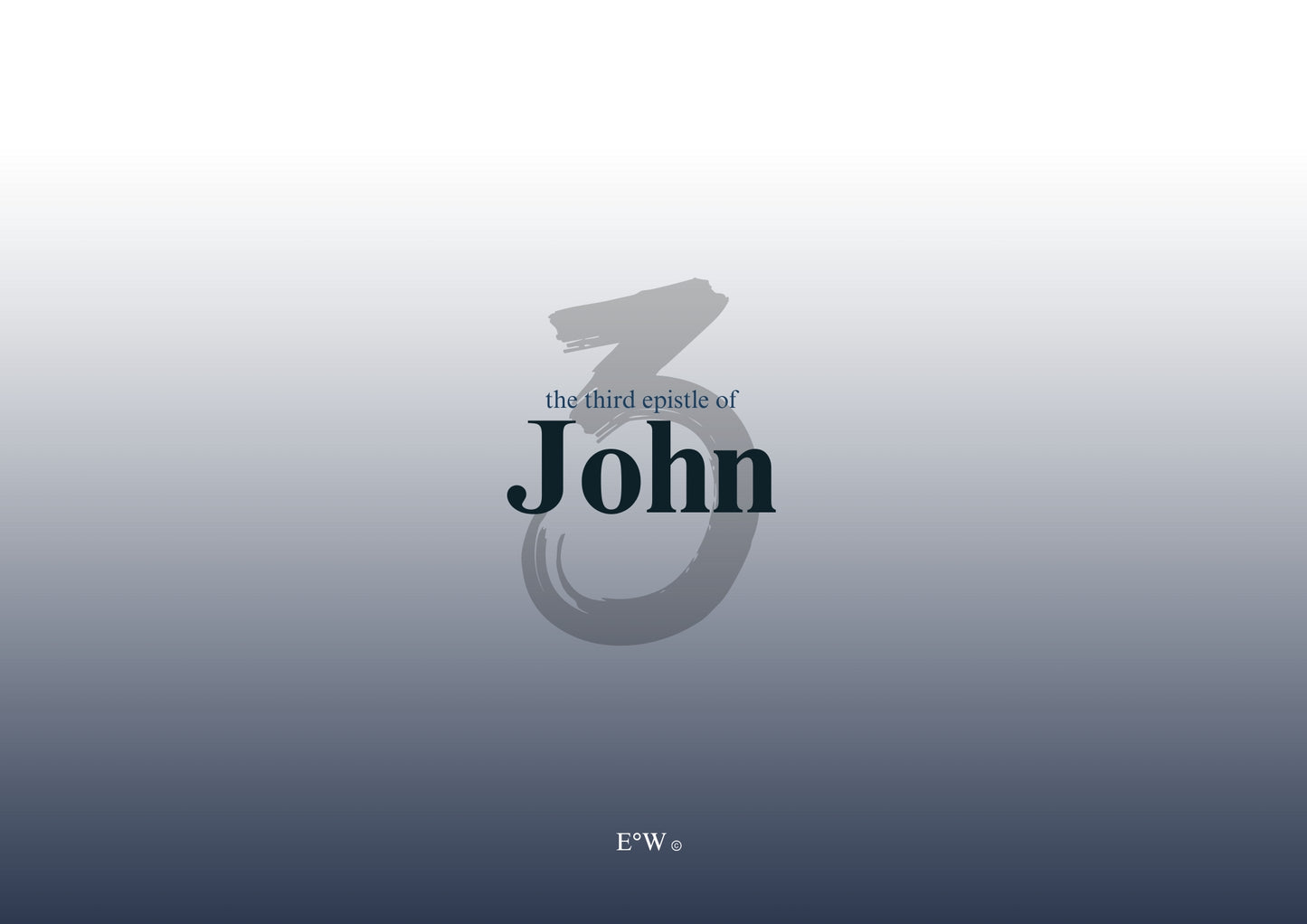 Exegetical Observations Workbook | 3 John (KJV)