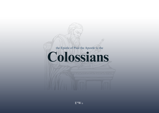 Exegetical Observations Workbook | Colossians (KJV)