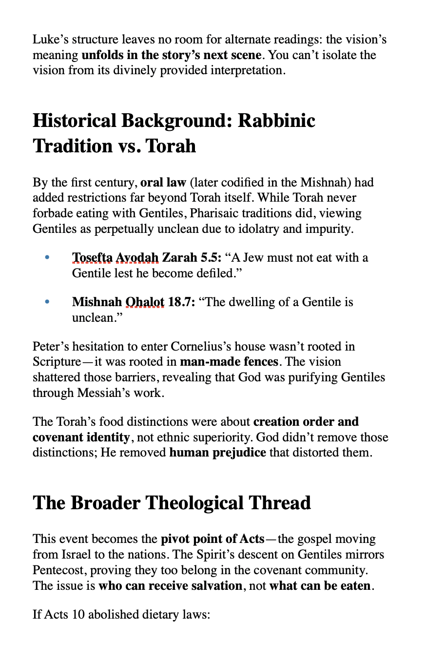 At the King's Table | Why the Dietary Laws Still Apply & Matter to the Messiah