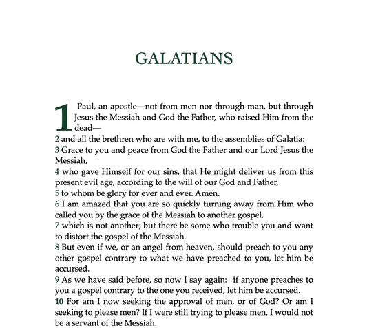 CMV Galatians