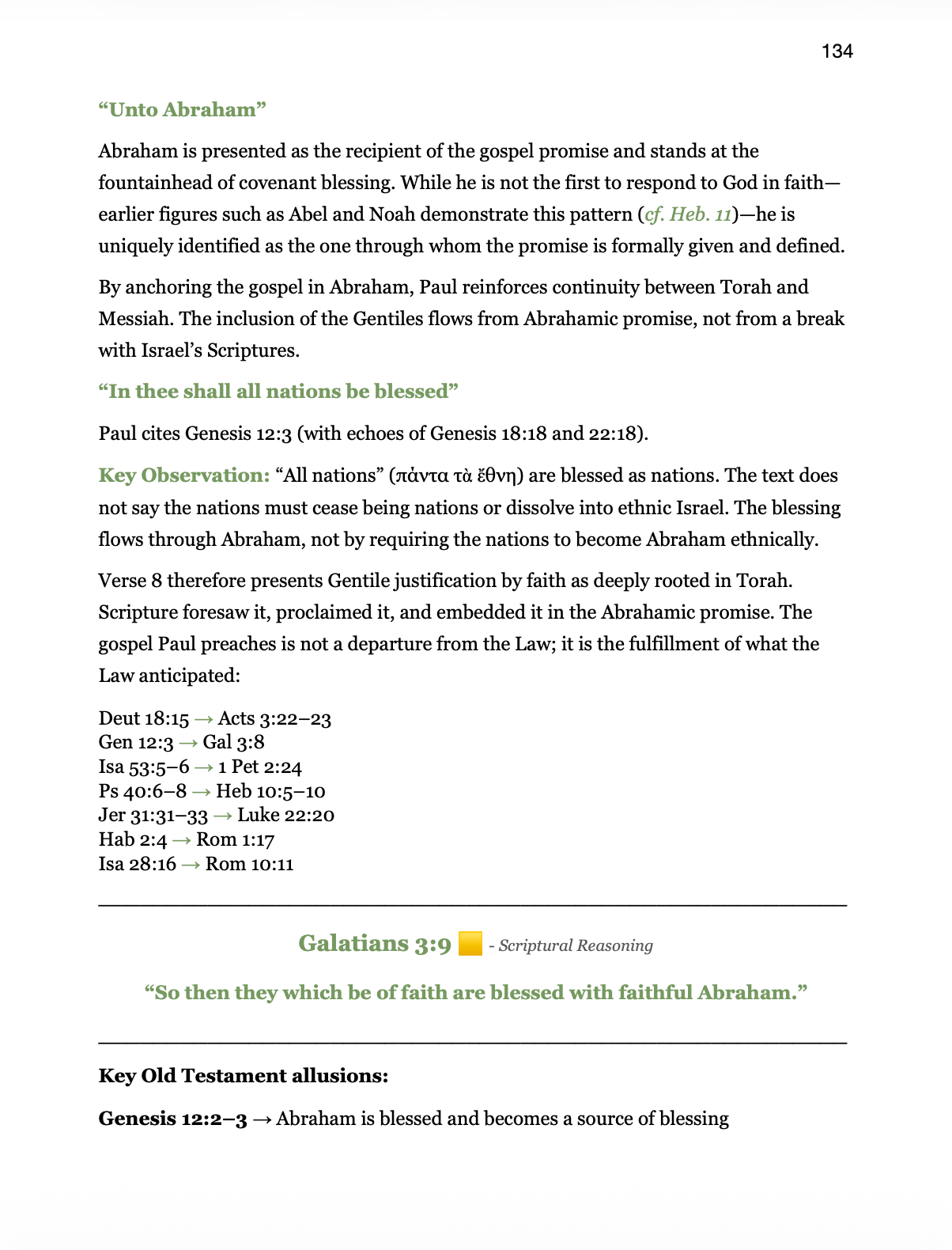 An Old Testament Understanding of Galatians: Reading Paul Within His First-Century Torah & Prophets Context